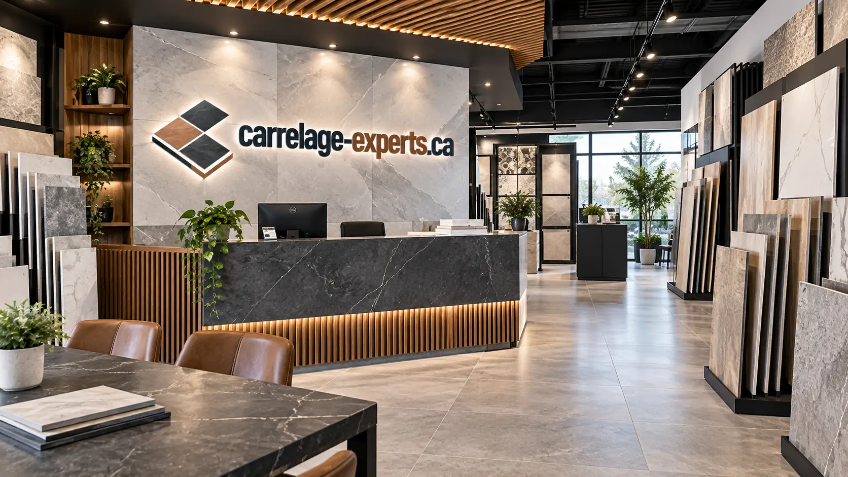 Salle de montre de carrelage et de céramique